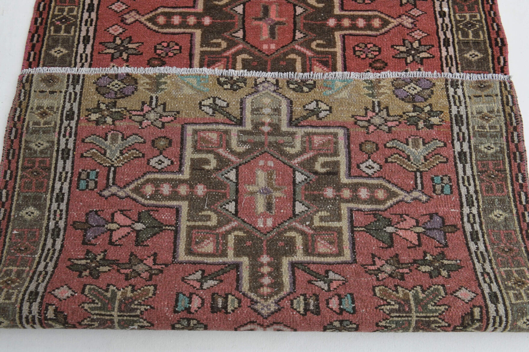 Persian Handwoven Vintage Runner Rug