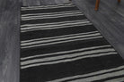 63x246 cm vintage kilim Anatolian runner rug – Renginpezir, flatweave, wool
