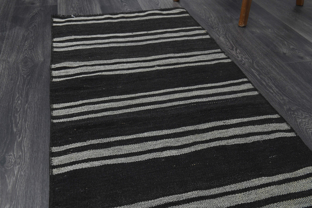 63x246 cm vintage kilim Anatolian runner rug – Renginpezir, flatweave, wool