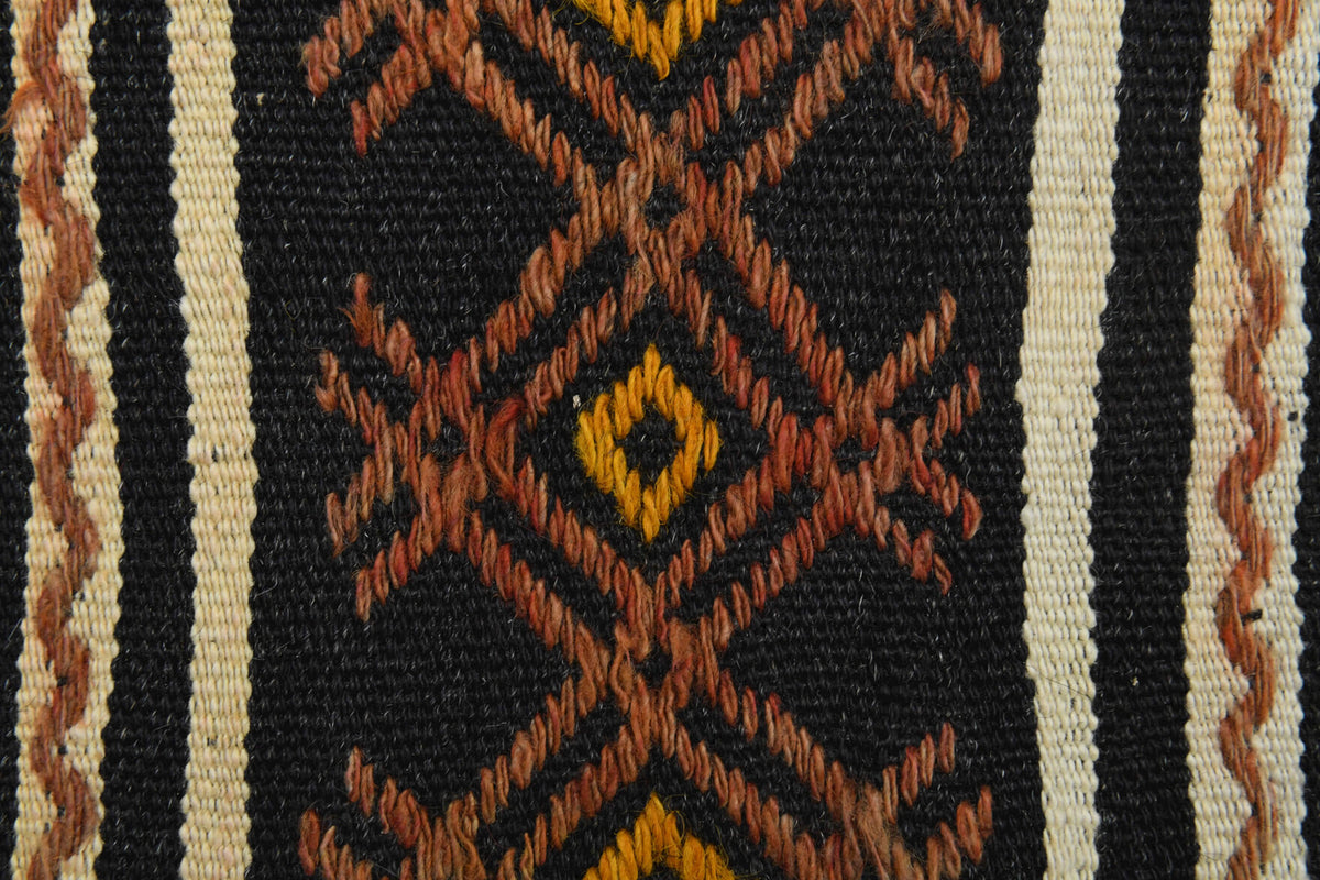 Handwoven flatweave wool runner from Anatolia, Turkey – 1970s Flatweave Kilim Runner Rug 2'1" x 8'1"