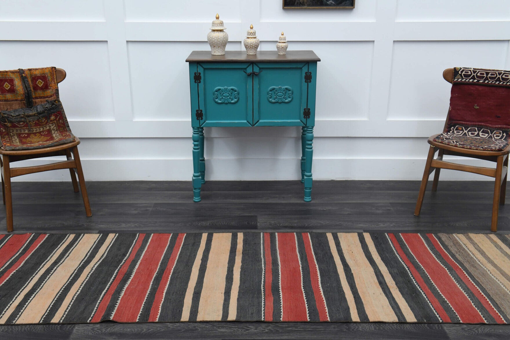 1960s Turkish Kilim Runner Rug
