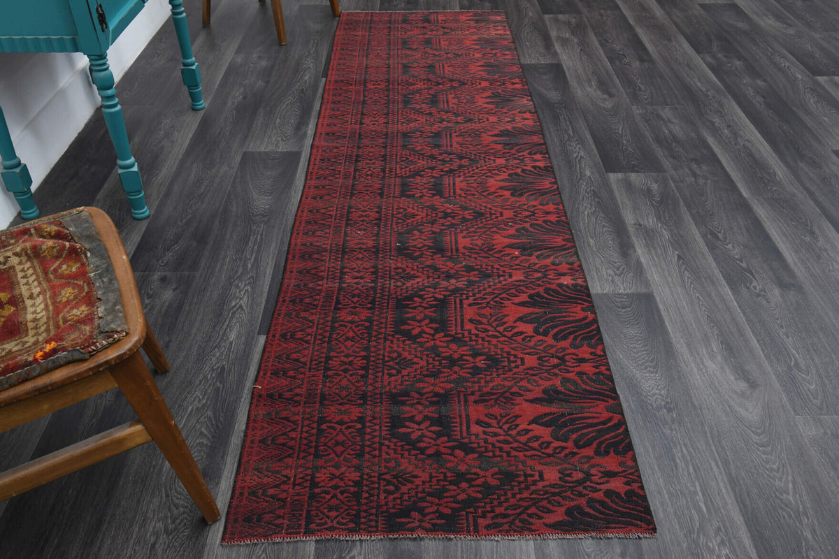Handloom Thin Kilim Runner Rug