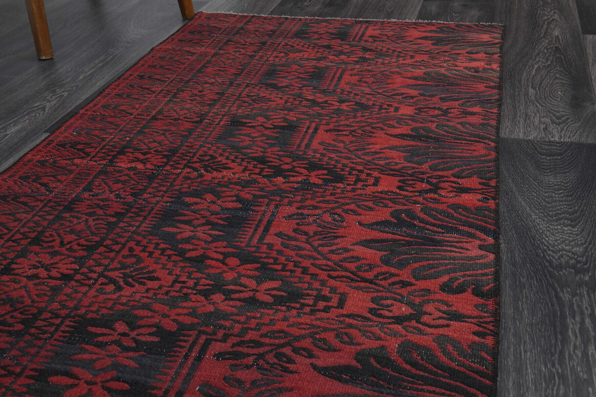 Handloom Thin Kilim Runner Rug