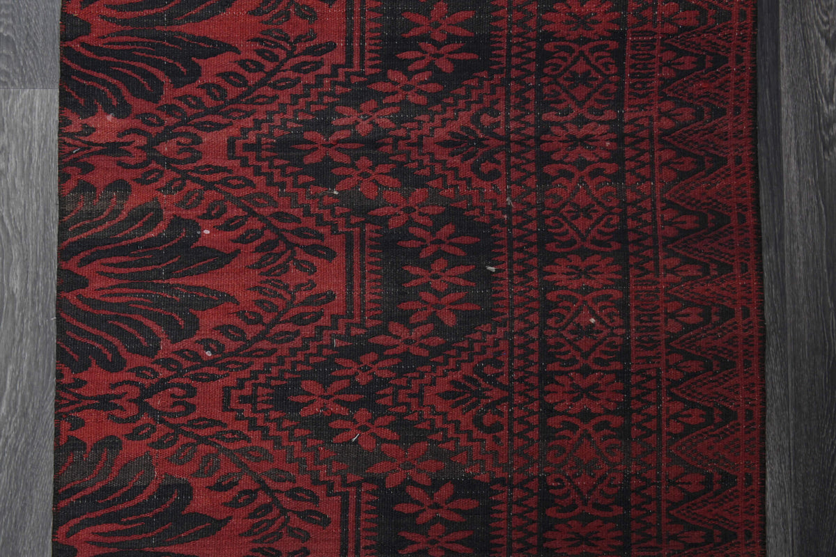 Handloom Thin Kilim Runner Rug