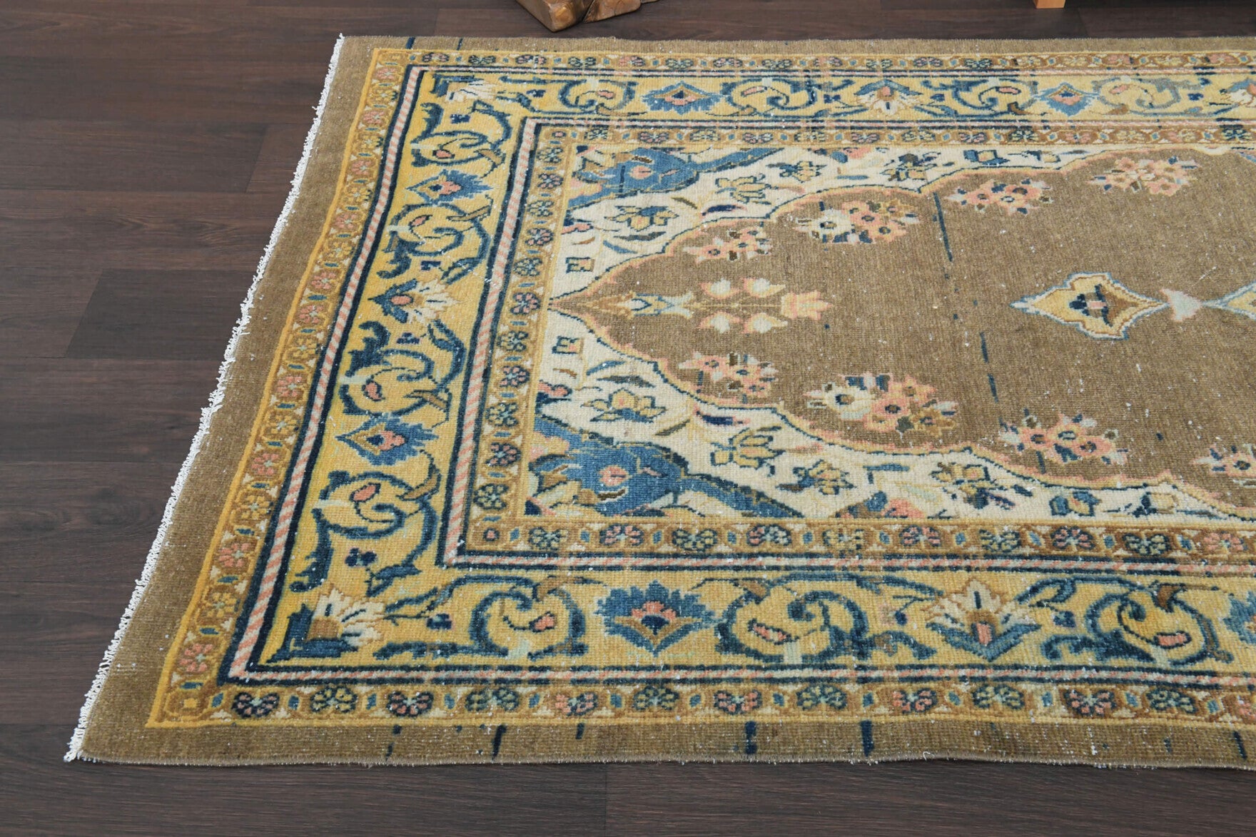 Tabriz Persian - Oriental Vintage Runner Rug