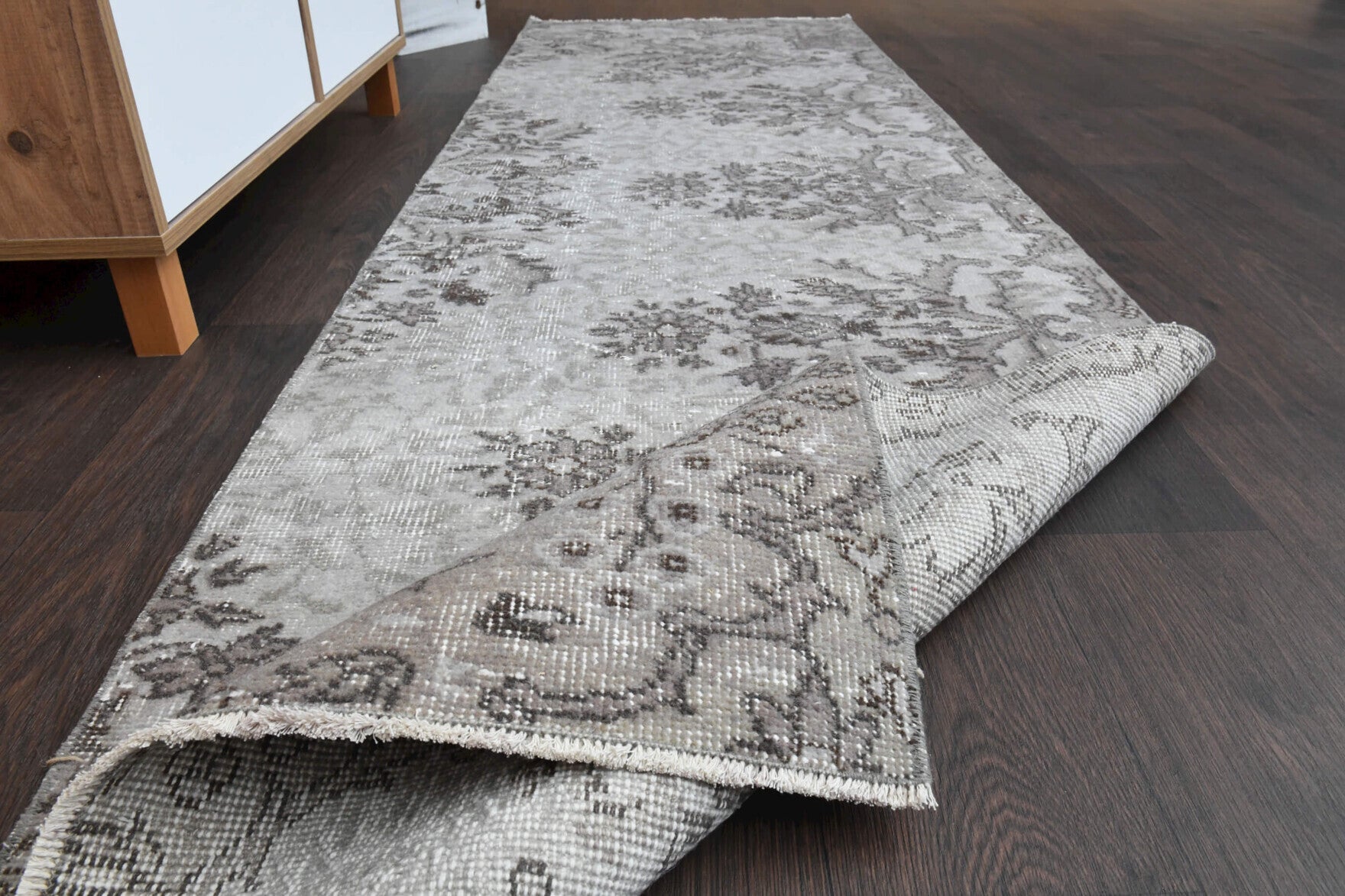 Handmade Oushak Runner Rug