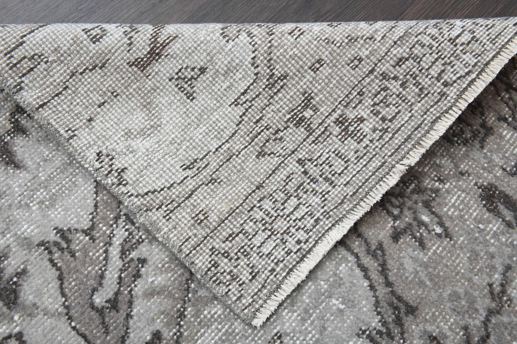 Folk Art Turkish Oushak Runner Rug