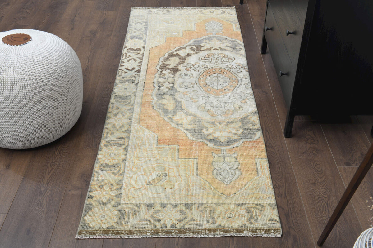 Vintage Oushak Runner Rug