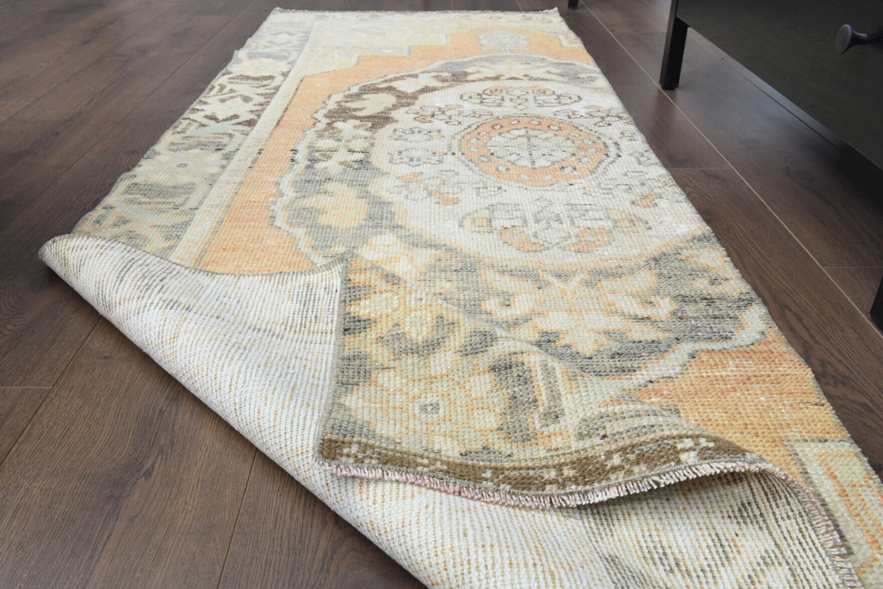 Vintage Oushak Runner Rug