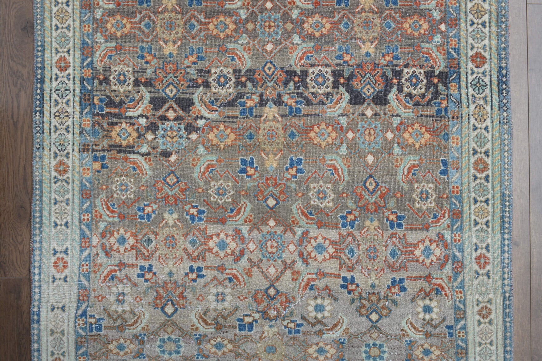 Persian Ethnic Vintage Runner Rug