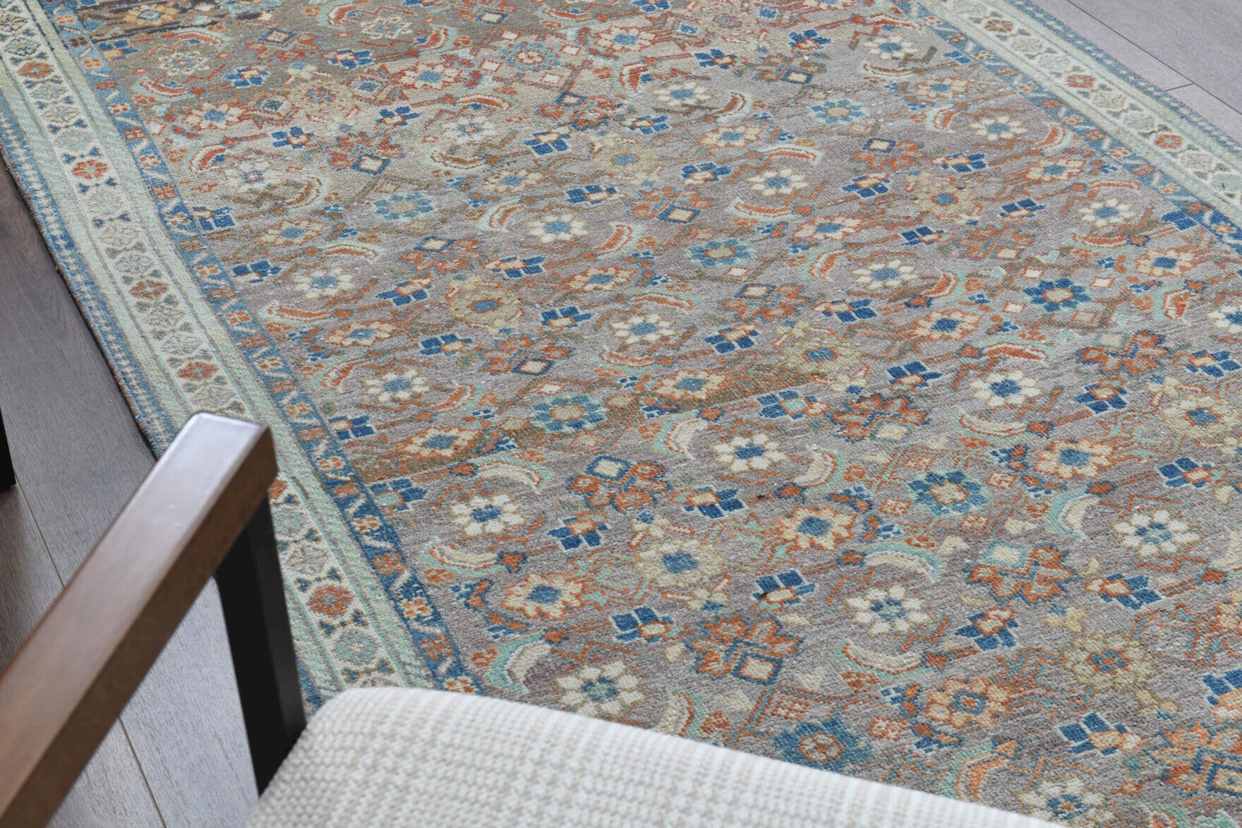 Persian Ethnic Vintage Runner Rug