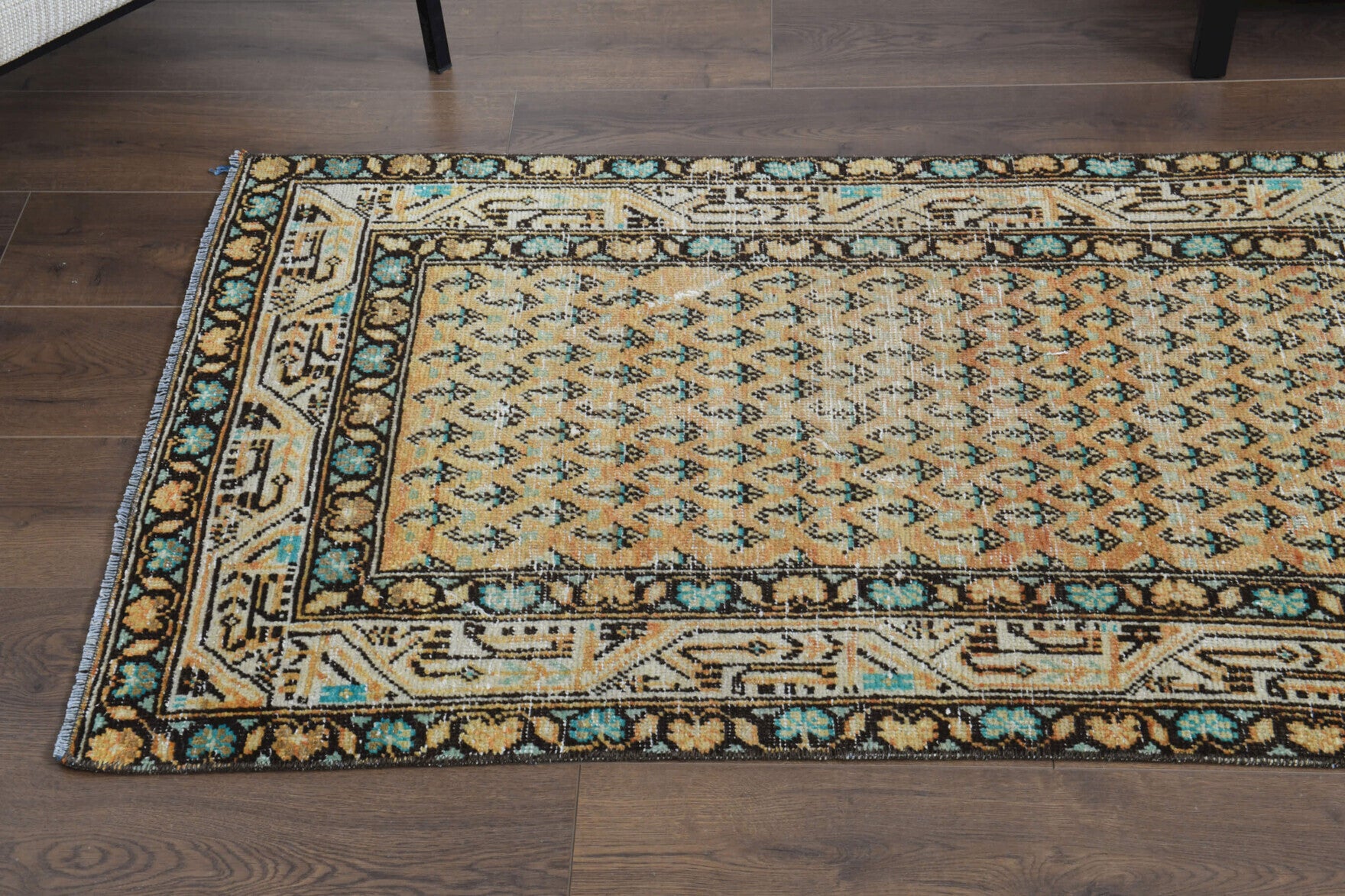 Handwoven Vintage Hallway Runner