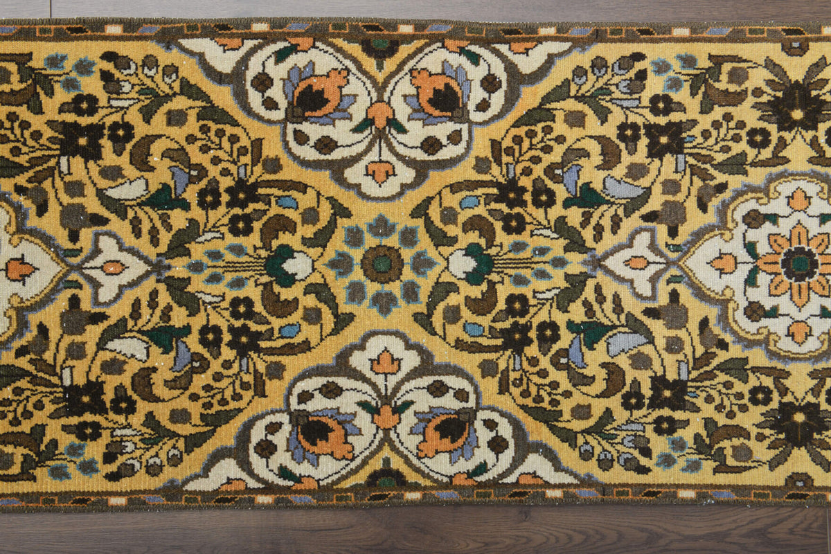 East Motifs- Vintage Turkish Runner Rug
