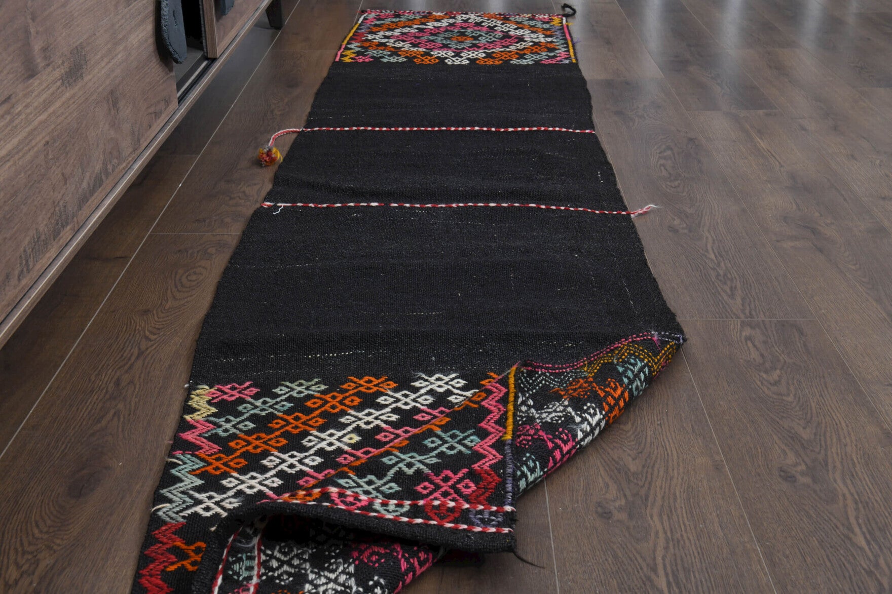 Vintage Turkish Kilim Runner Rug