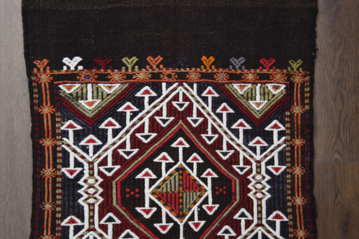 Vintage Turkish Kilim Runner Rug