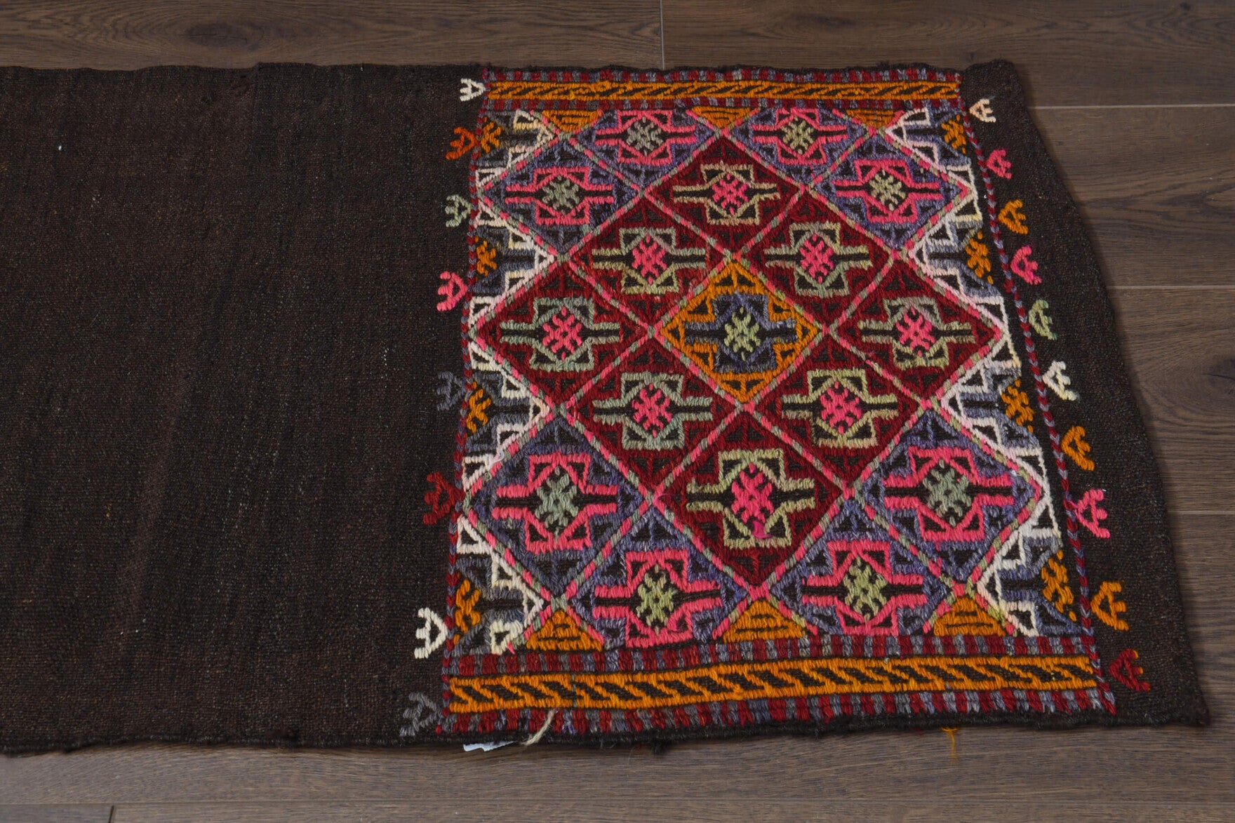 Vintage Turkish Kilim Runner Rug