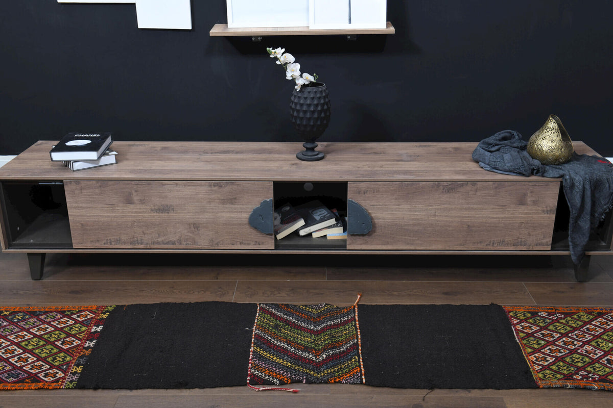 Ikat Turkish Kilim Runner Rug