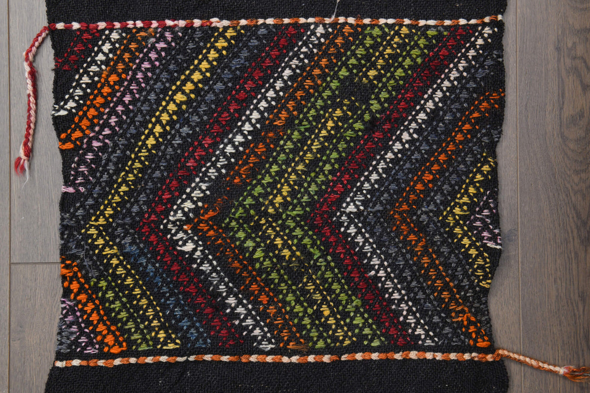 Ikat Turkish Kilim Runner Rug