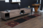 Authentic Anatolian vintage kilim runner rug (1960s) with oriental design – one-of-a-kind at Fame Rugs
