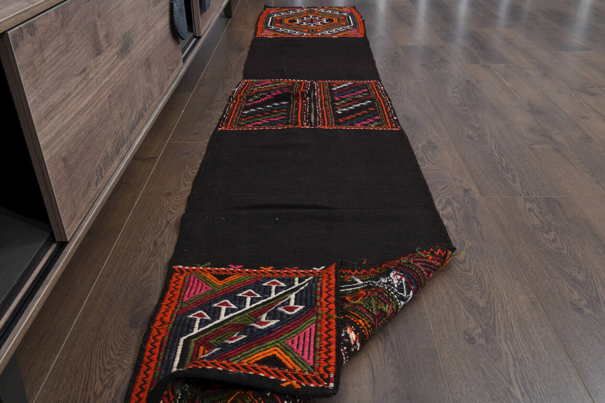 Narrow Turkish Kilim Runner Rug