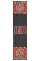 Vintage Narrow Flatweave Runner Rug