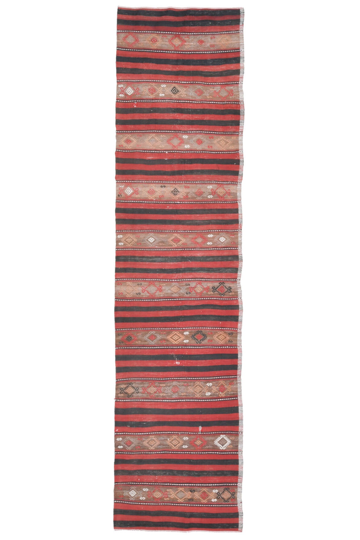 Turkish Ikat Kilim Runner Rug
