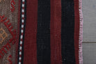 Turkish Ikat Kilim Runner Rug