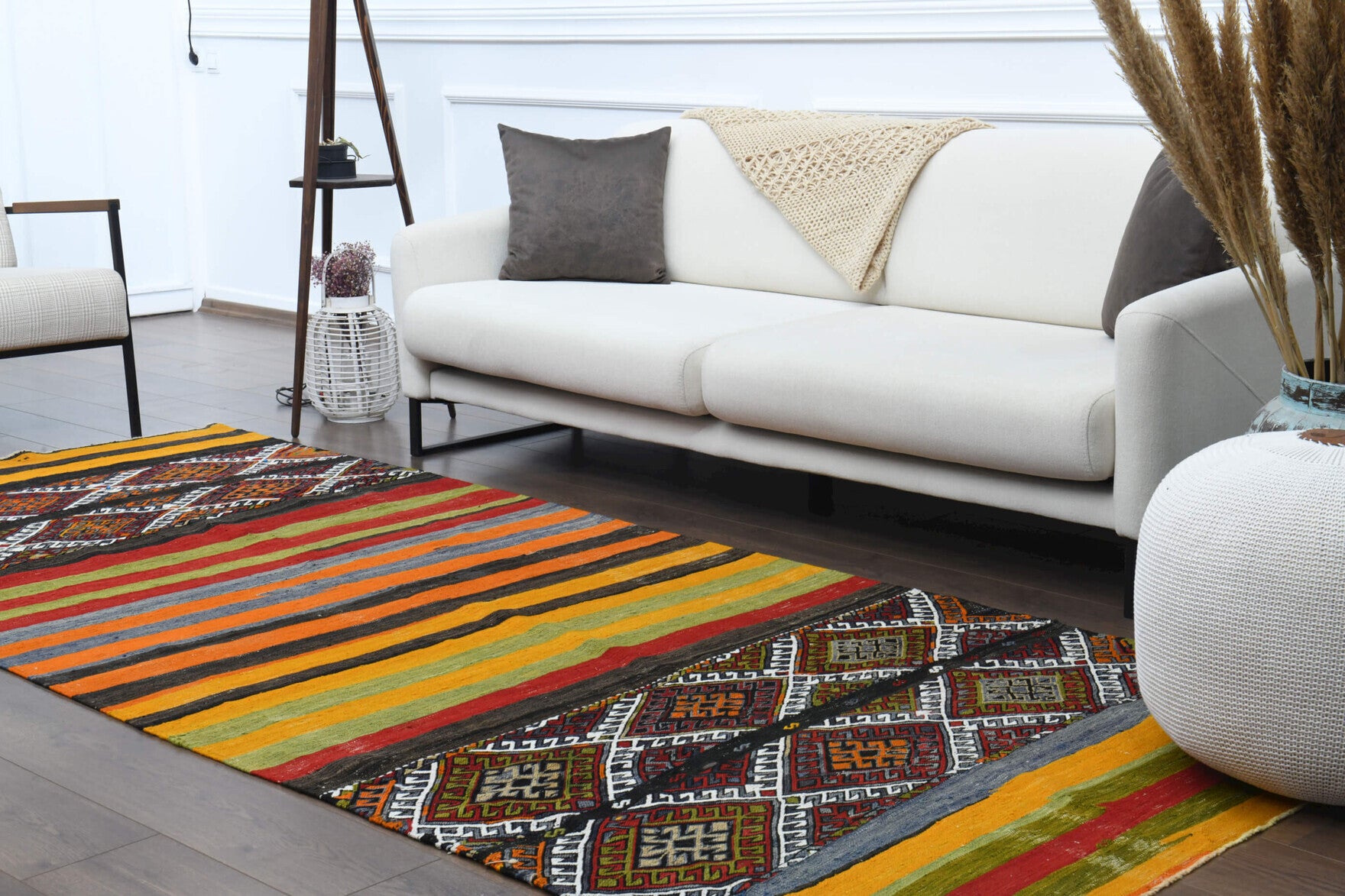 Anatolian Turkish Kilim Runner Rug