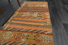 Turkish Kilim Runner Rug Ikat