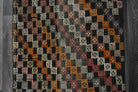 Authentic Anatolian vintage kilim runner rug (1960s) with ikat design – one-of-a-kind at Fame Rugs