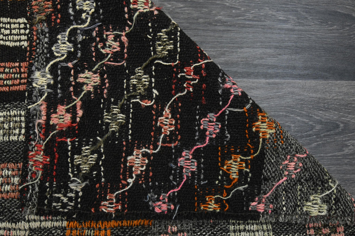 Lysinesia – vintage ikat runner for living room or hallway, 2'11" x 8'1" (89x247 cm)