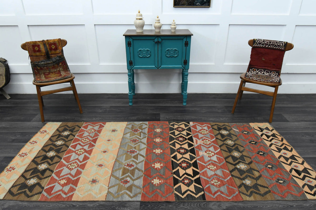 %100 Handmade Kilim Runner