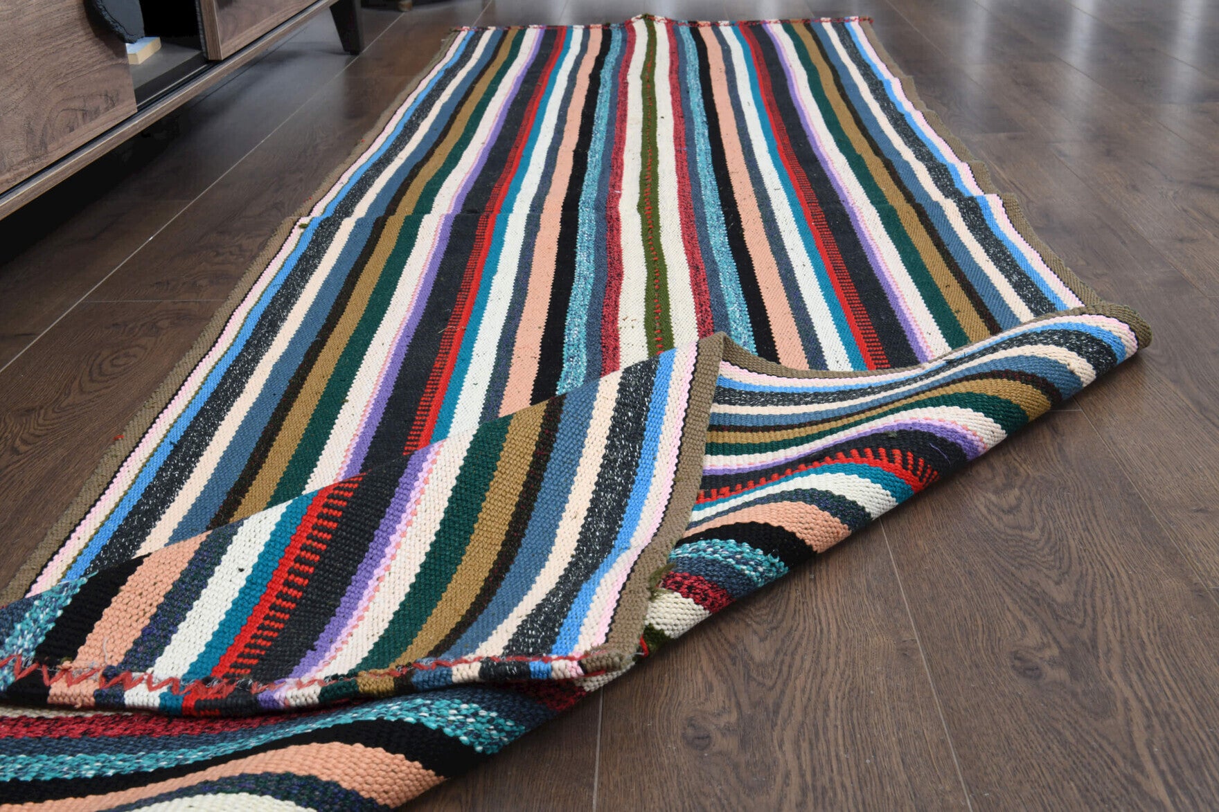 Turkish Flatweave Runner Rug