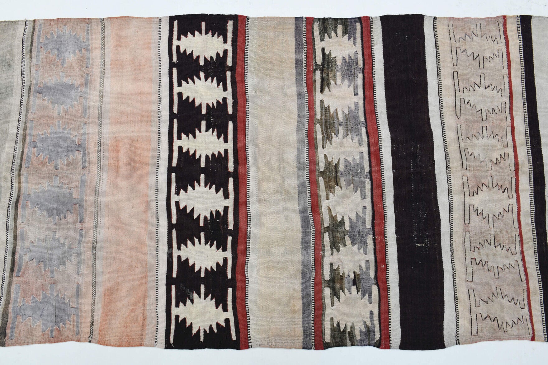 Striped Multicolor Kilim Runner