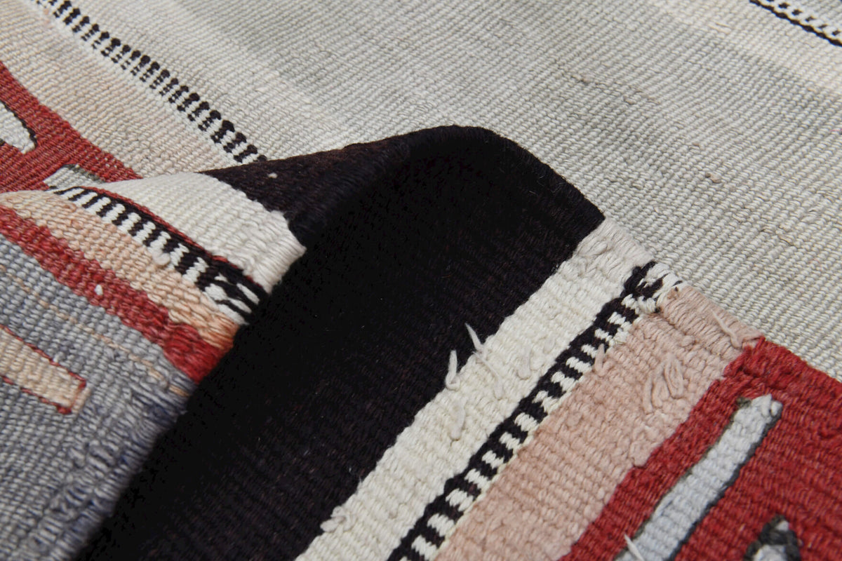 Striped Multicolor Kilim Runner