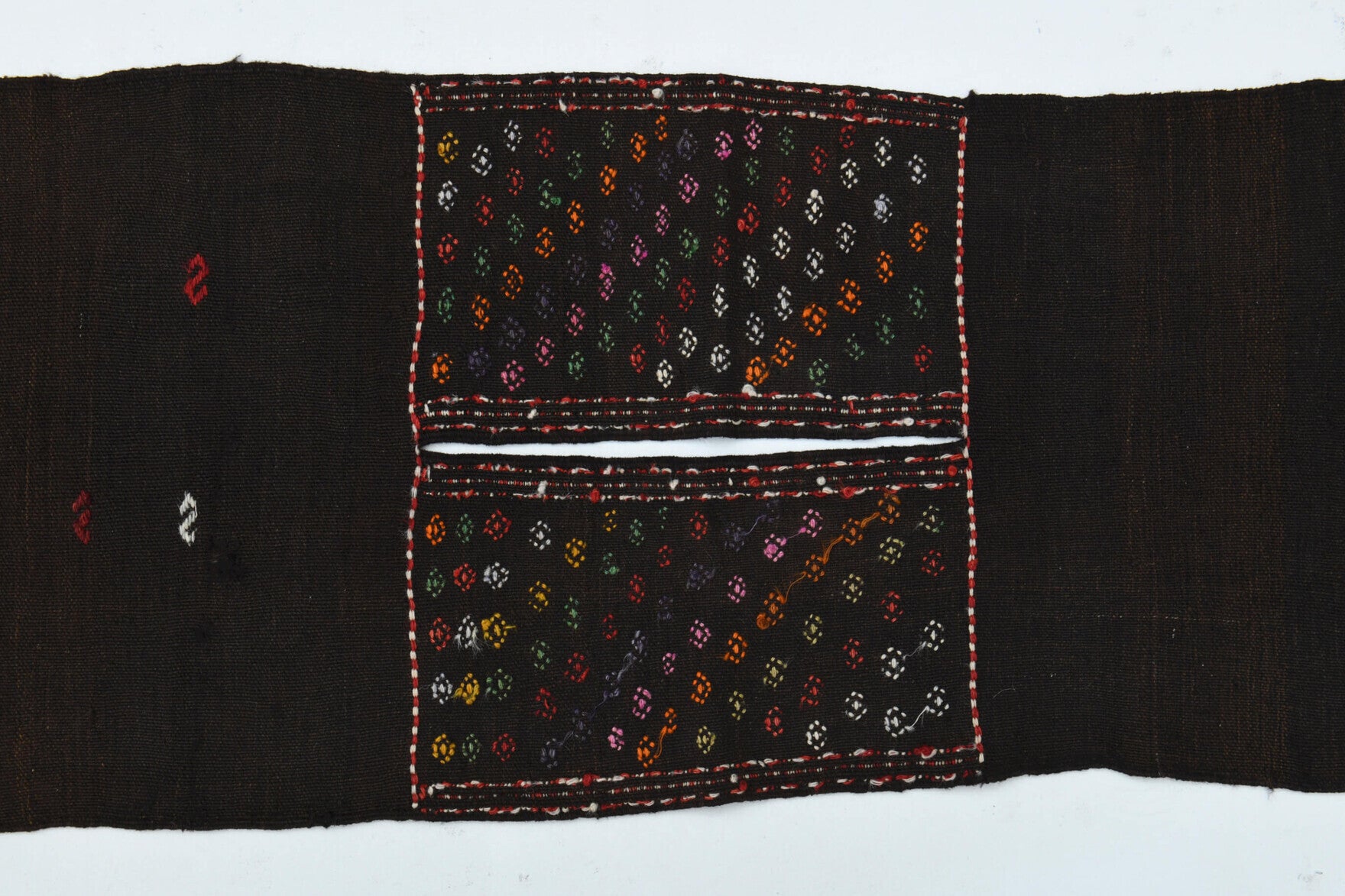 Flatweave Turkish Tribal Runner Rug