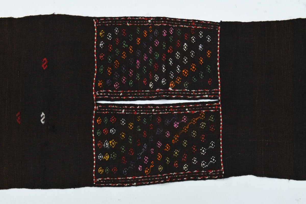 Flatweave Turkish Tribal Runner Rug