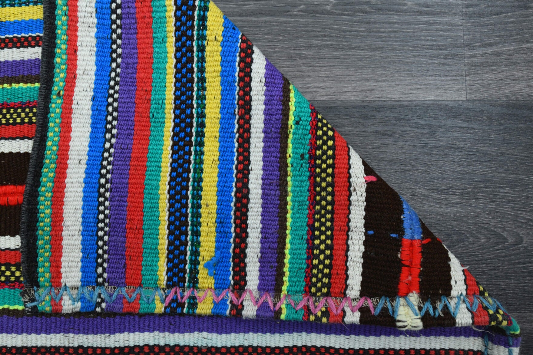 2x7, Flatweave Turkish Runner Rug