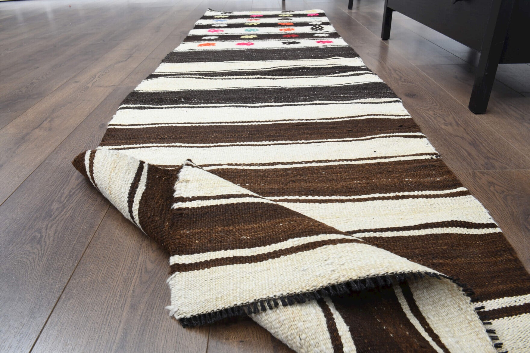Vintage Turkish Native Kilim Runner
