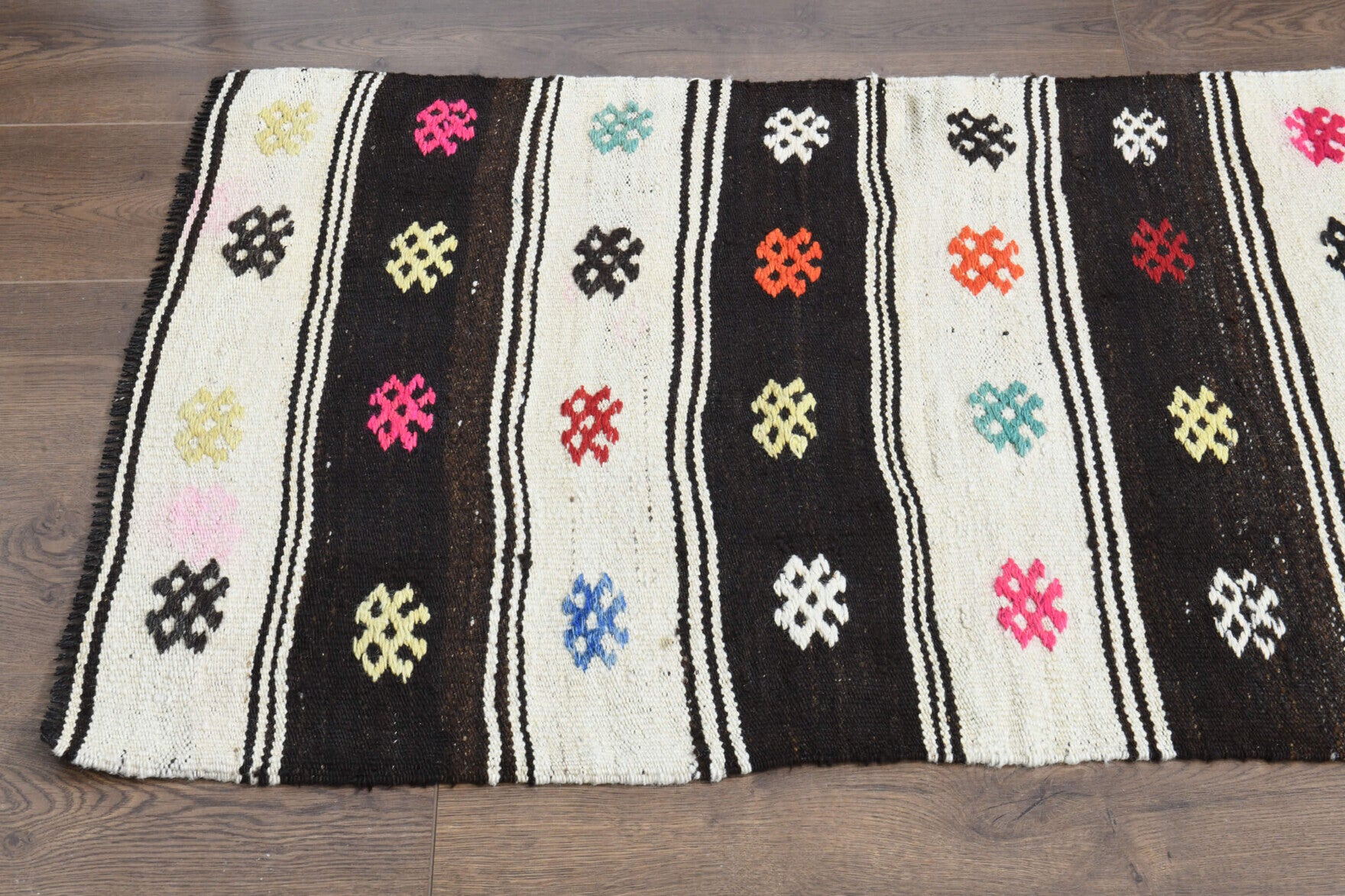 Vintage Turkish Native Kilim Runner