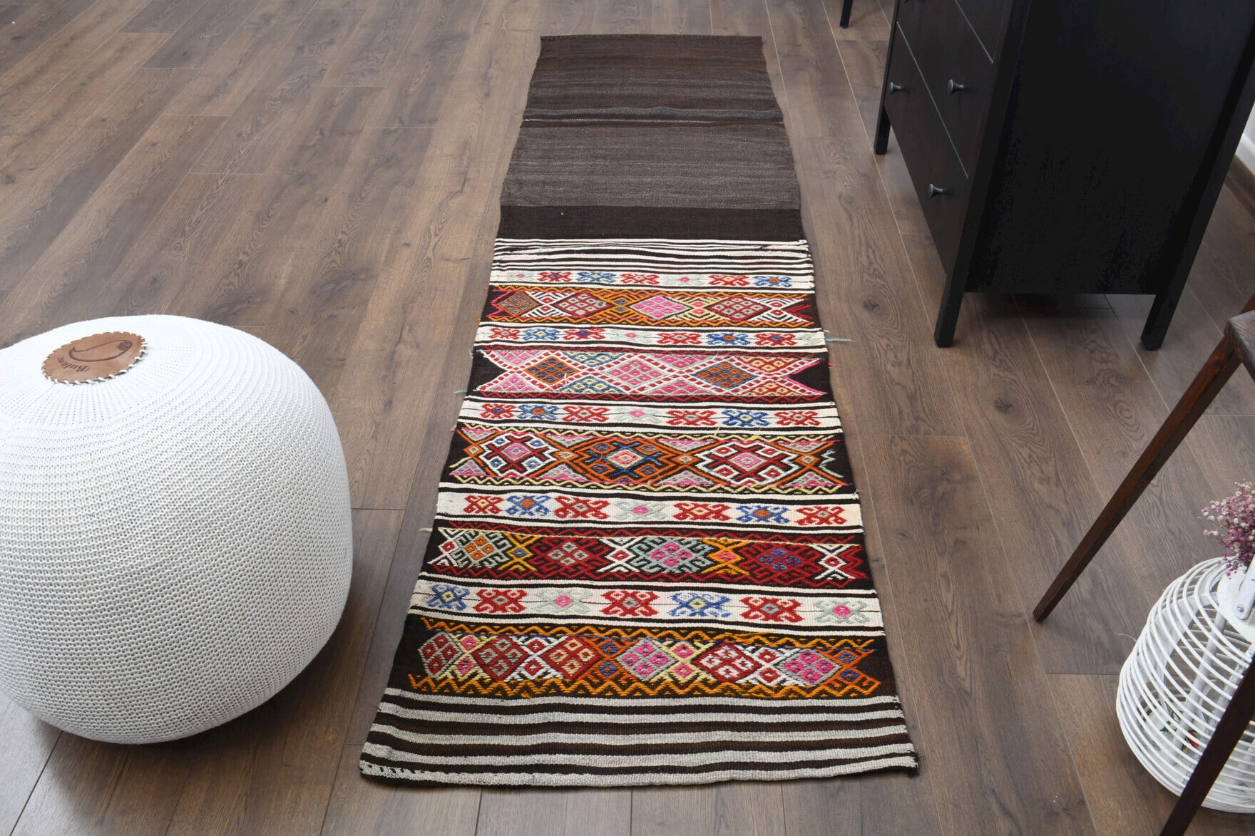 Turkish Kilim Runner Rug