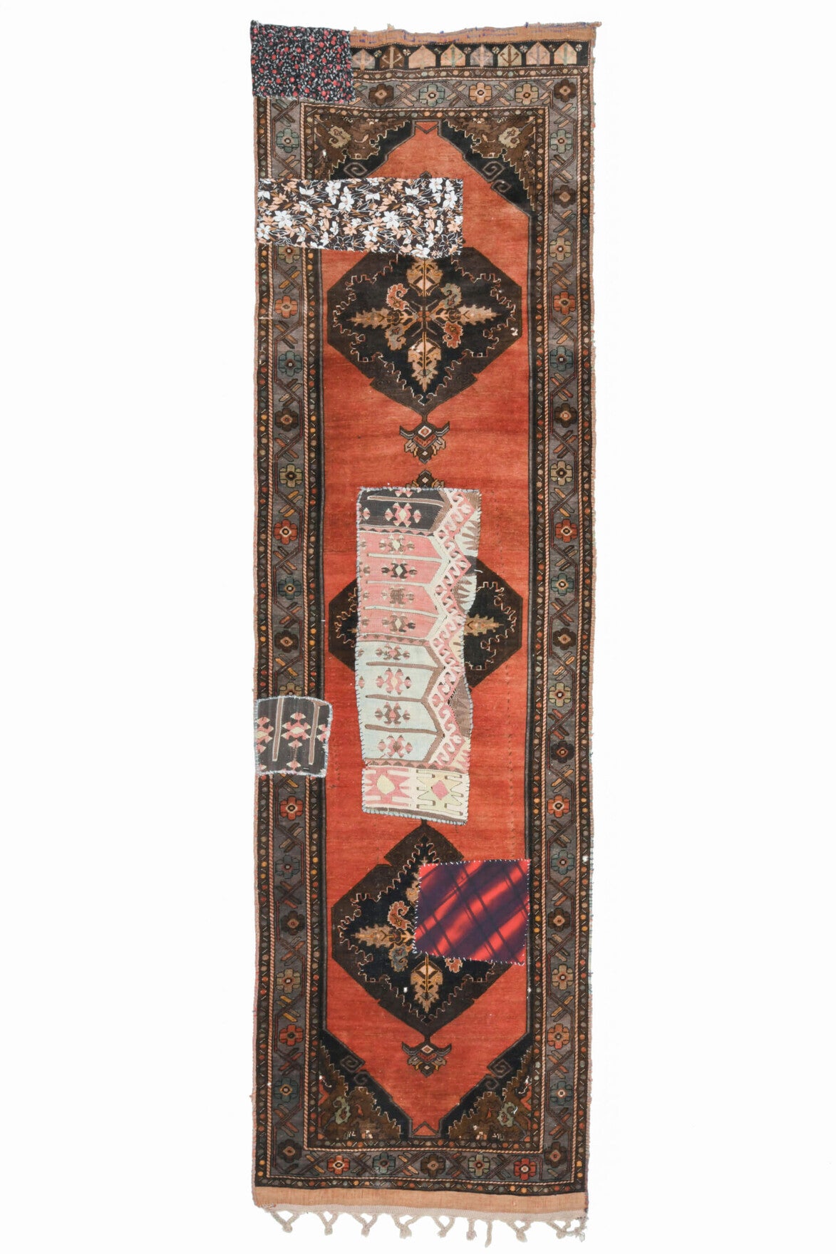 Vintage Patched Runner Rug