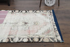 Hazansad runner: 1940s handmade Anatolian runner and fabric backing