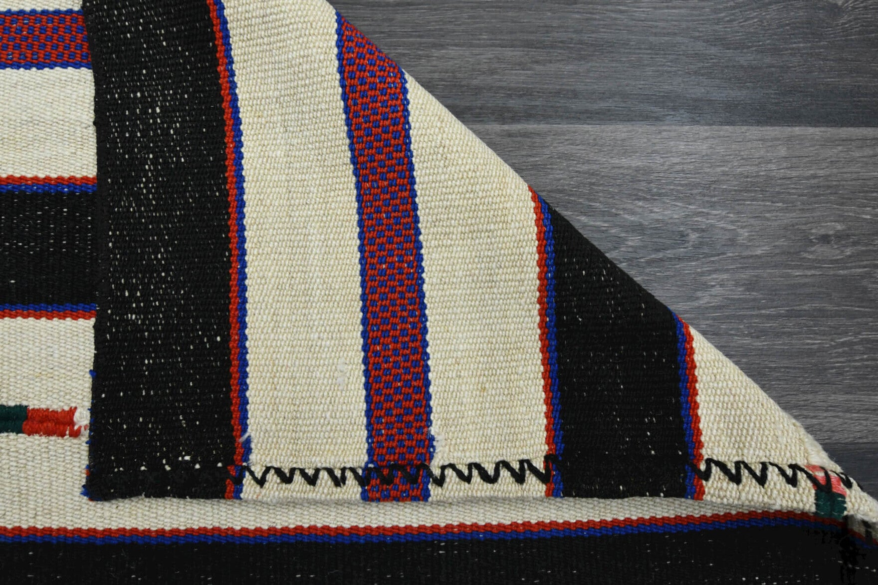 Striped Turkish Kilim Runner Rug