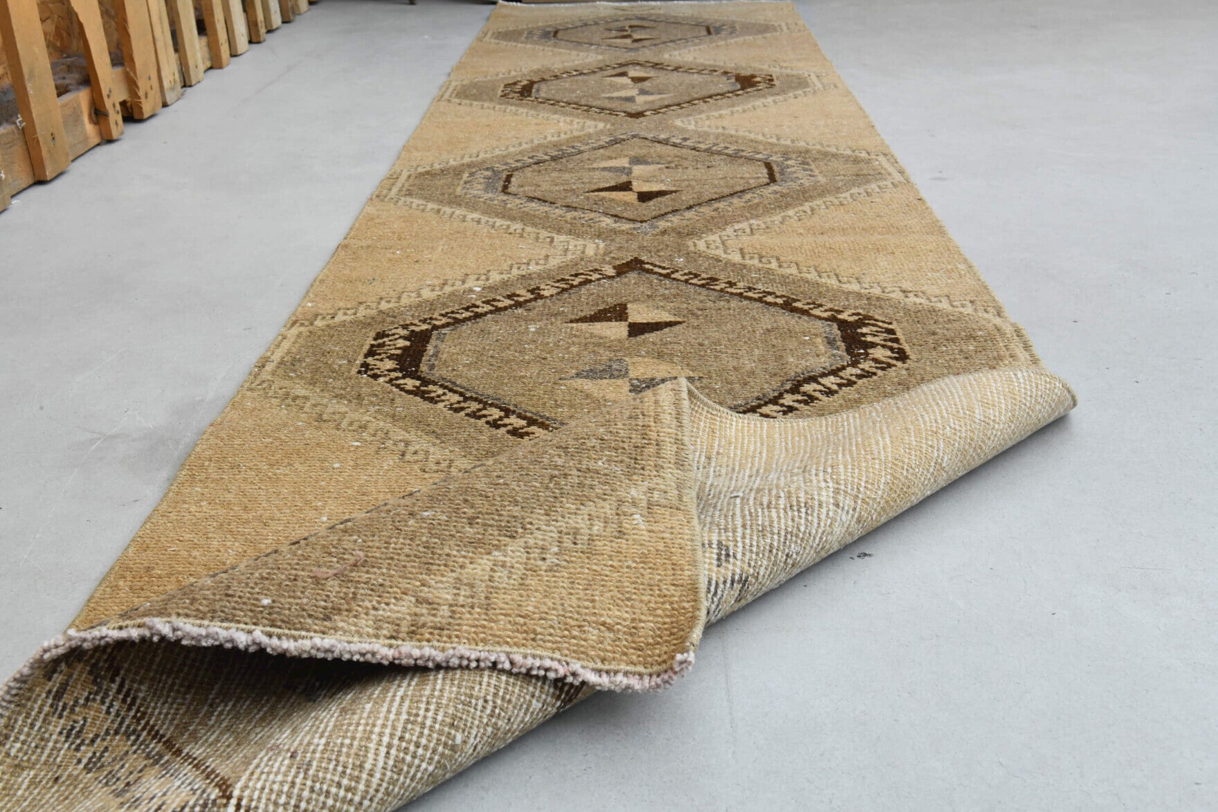 Natural Turkish Runner Rug