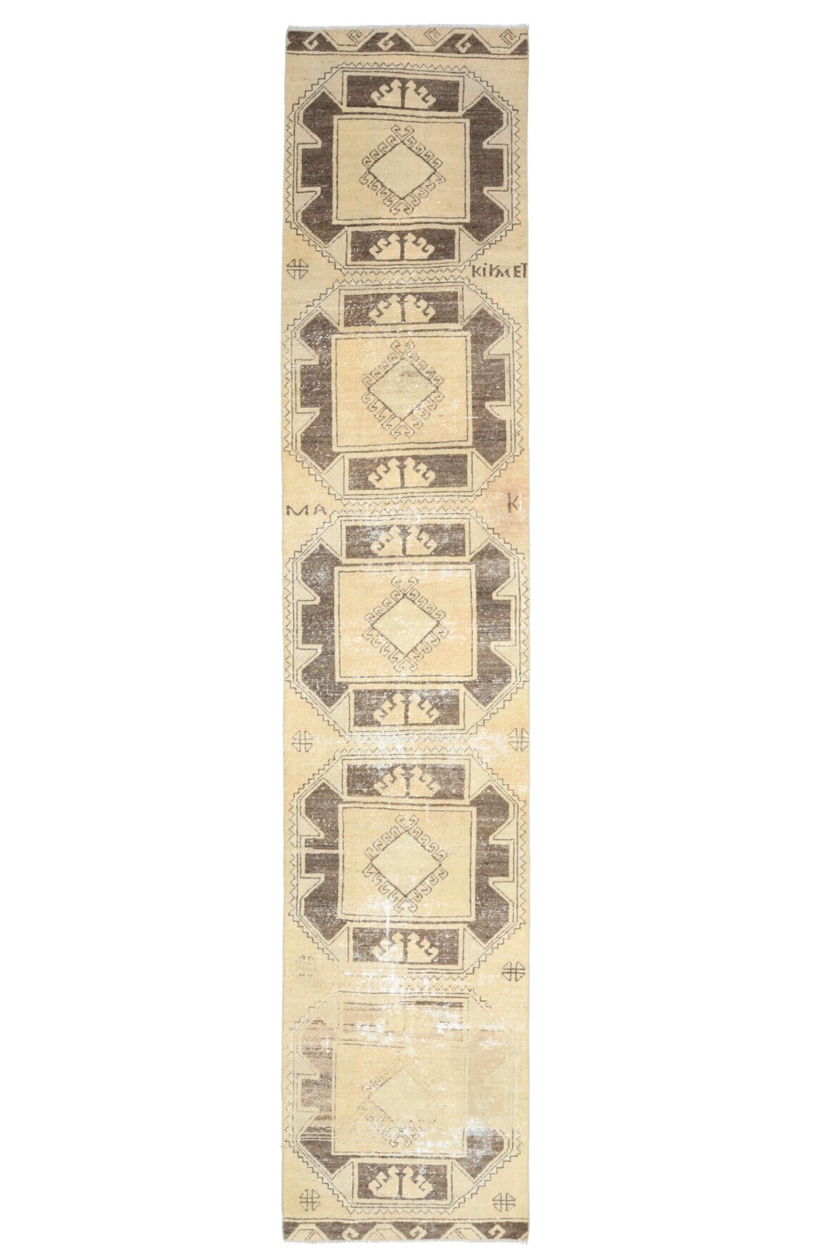 Turkish Oushak Runner Rug