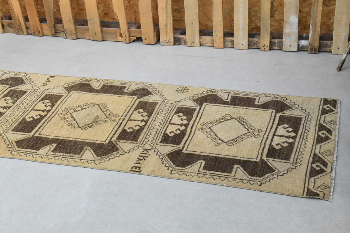 Turkish Oushak Runner Rug