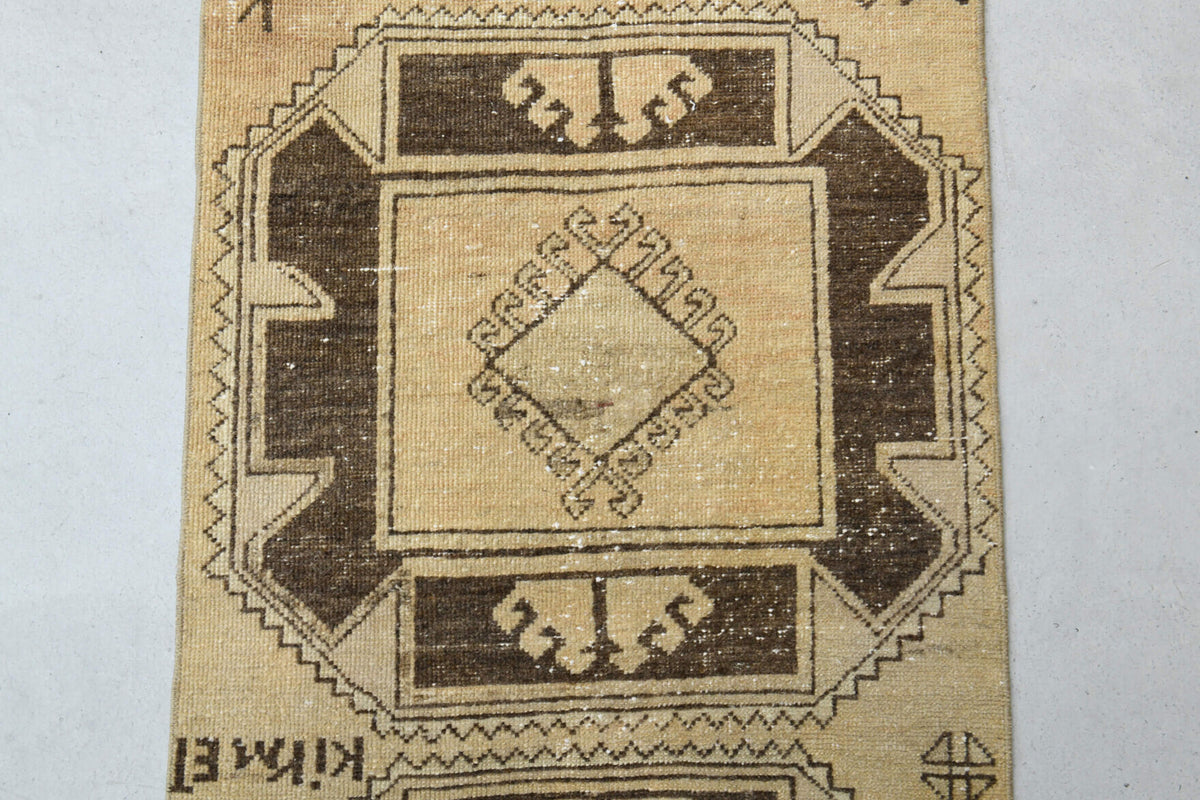 Turkish Oushak Runner Rug