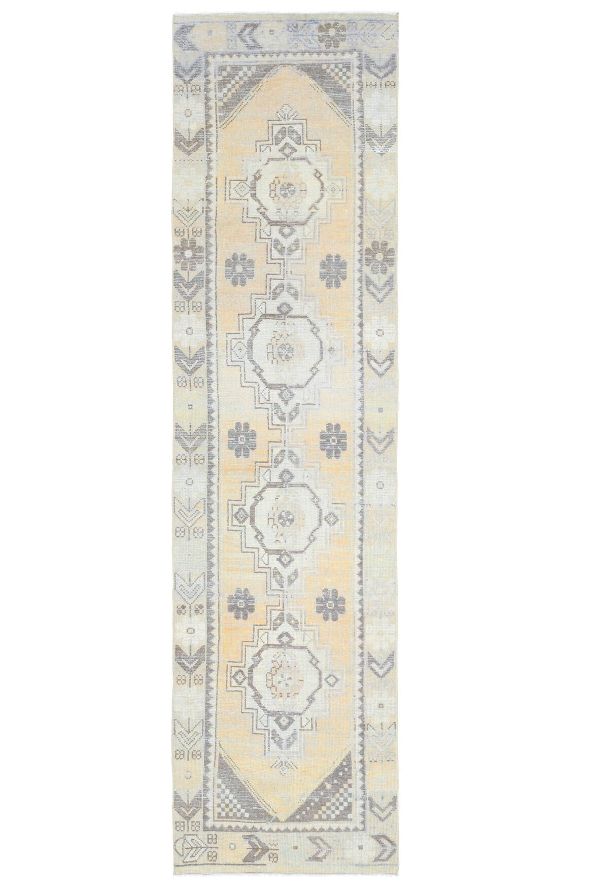 Oushak Turkish Runner Rug