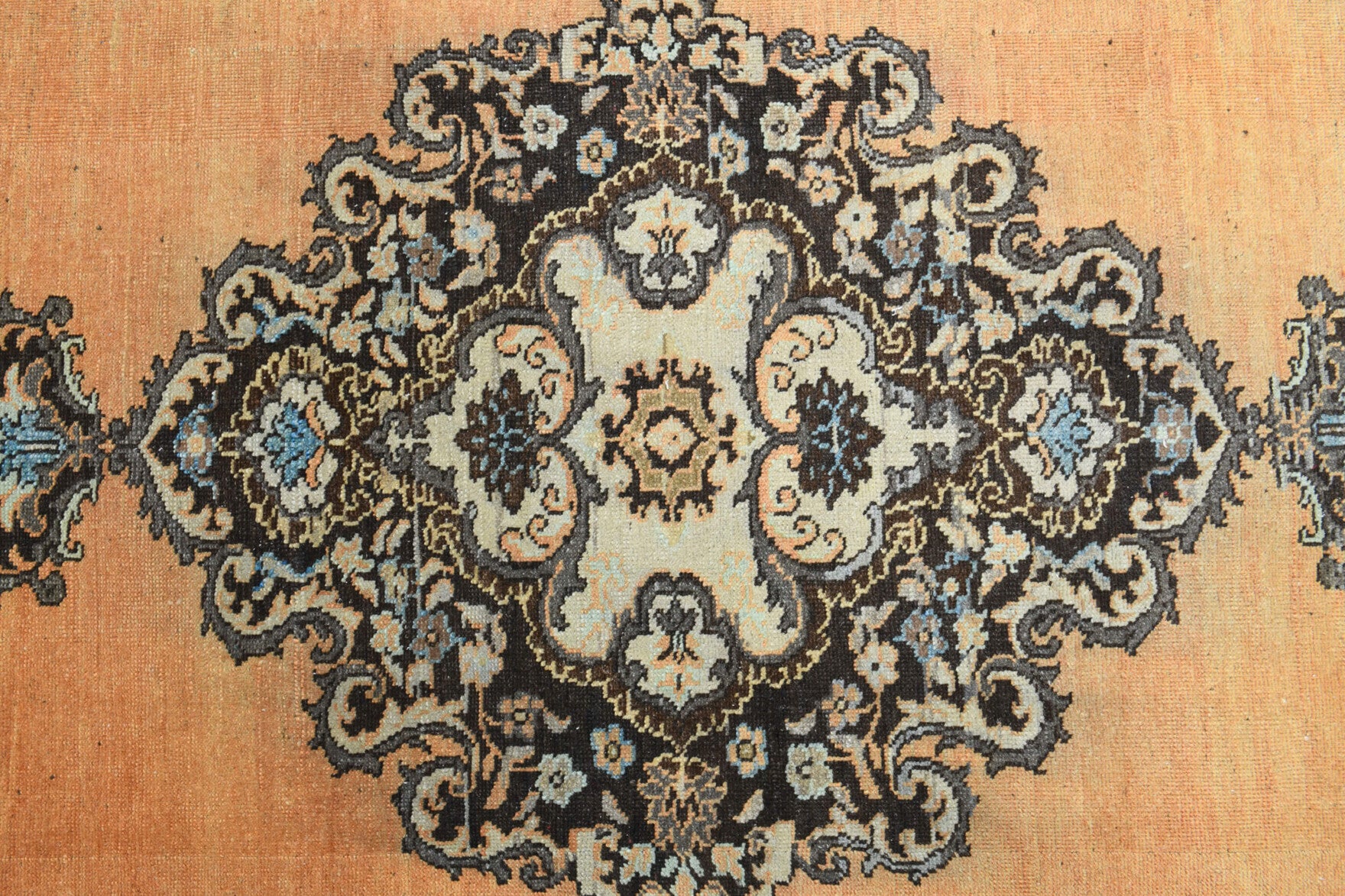 Turkish Vintage Wide Runner Rug